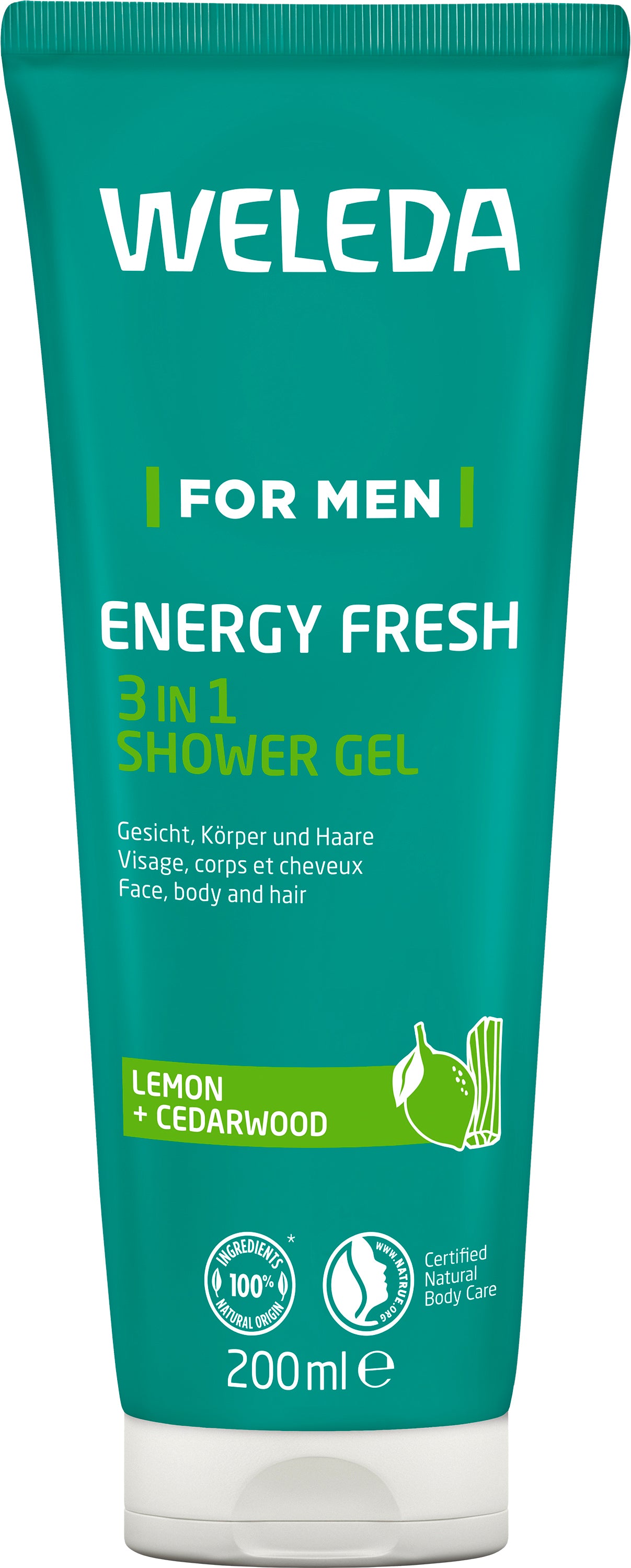 Weleda - For Men Energy Fresh 3in1 Shower Gel, 200 ml