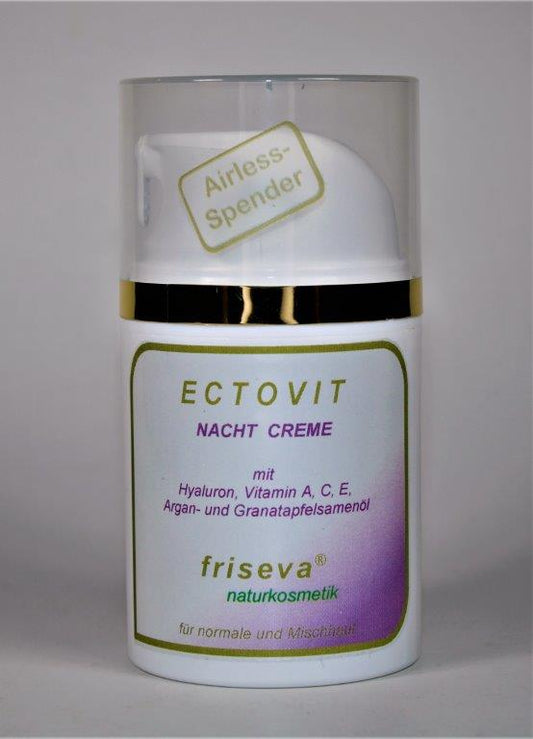 Friseva Ectovit Nachtcreme für normale Haut und Mischhaut 50 ml - die Naturcosmetic