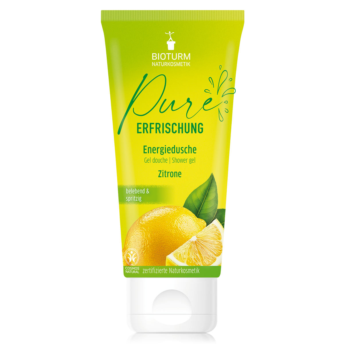 Bioturm Pure Erfrischung | Energiedusche Zitrone 200 ml