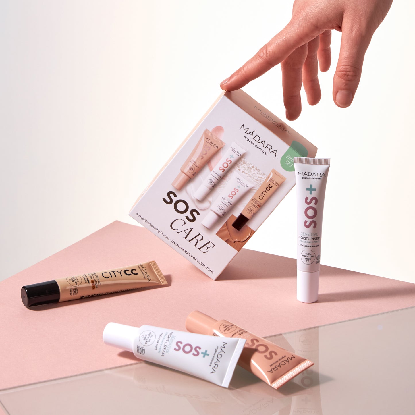 Madara SOS Care 4-Step Skin-Soothing Routine Set: MEDIUM