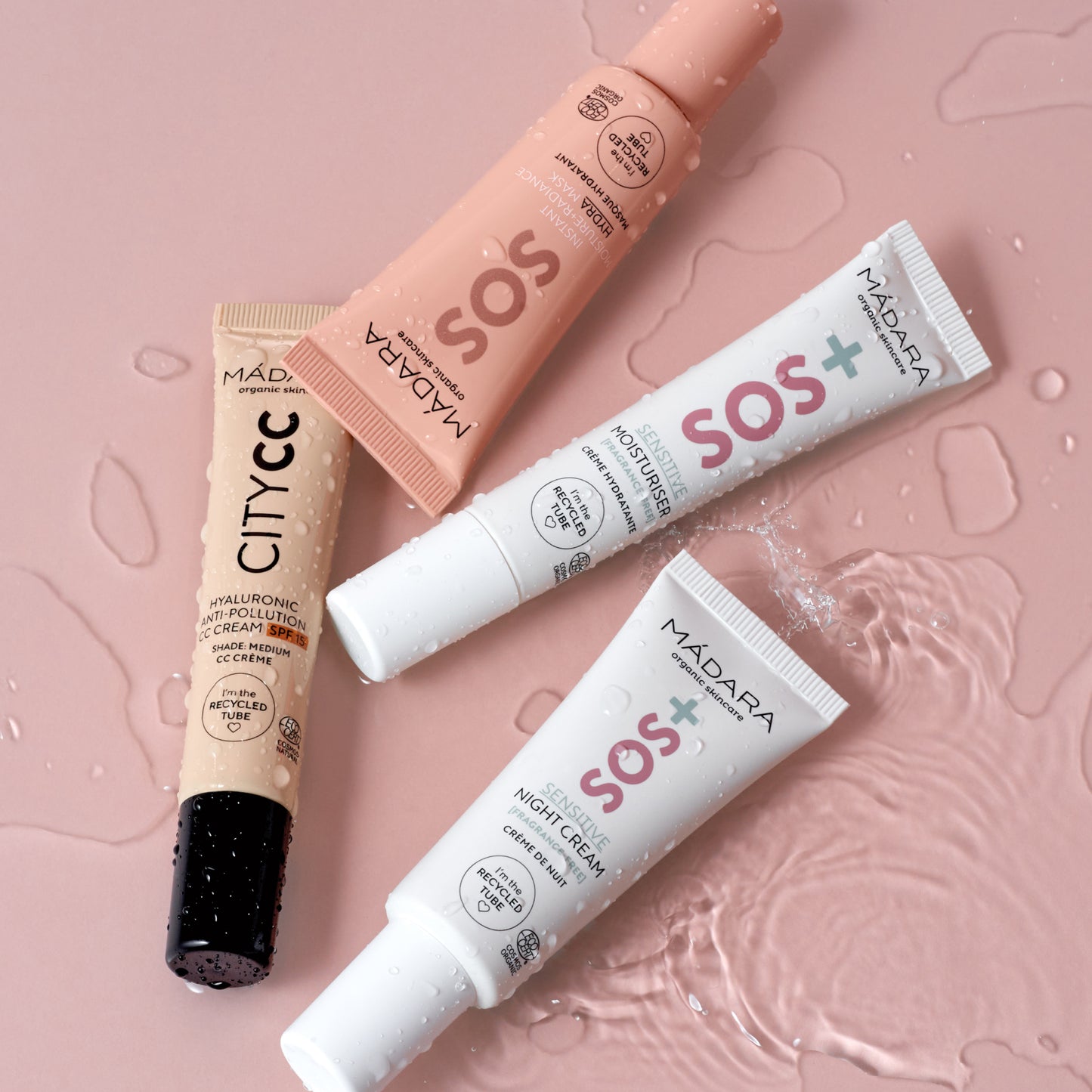 Madara SOS Care 4-Step Skin-Soothing Routine Set: MEDIUM