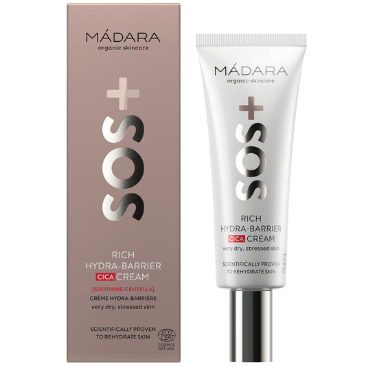 Madara SOS Rich Hydra-Barrier CICA Cream 40 ml - die Naturcosmetic
