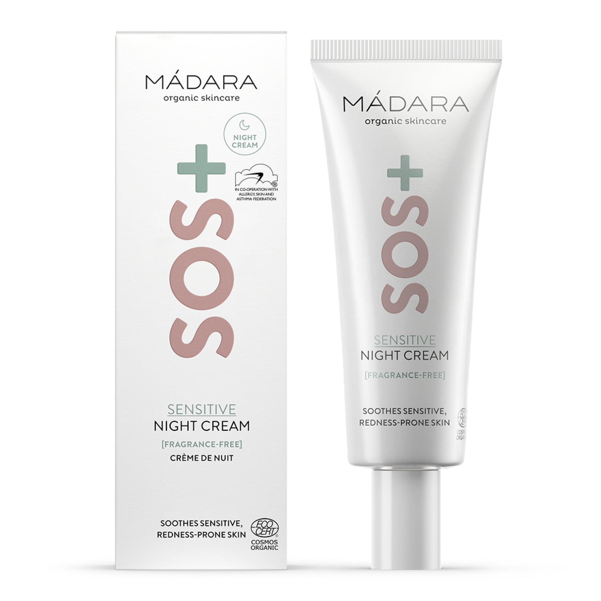 Madara SOS+ Sensitive Night Cream 70 ml - die Naturcosmetic