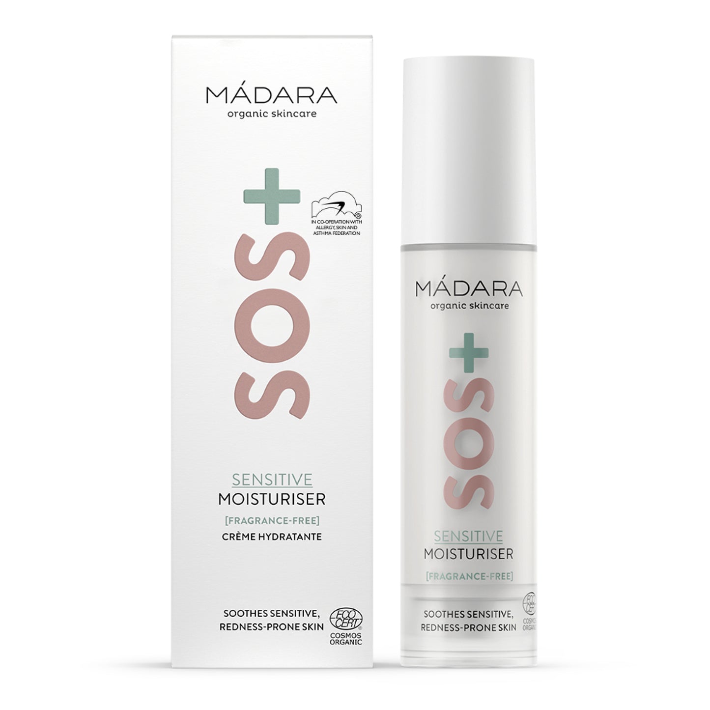 Madara SOS+ Sensitive Moisturiser 50 ml - die Naturcosmetic