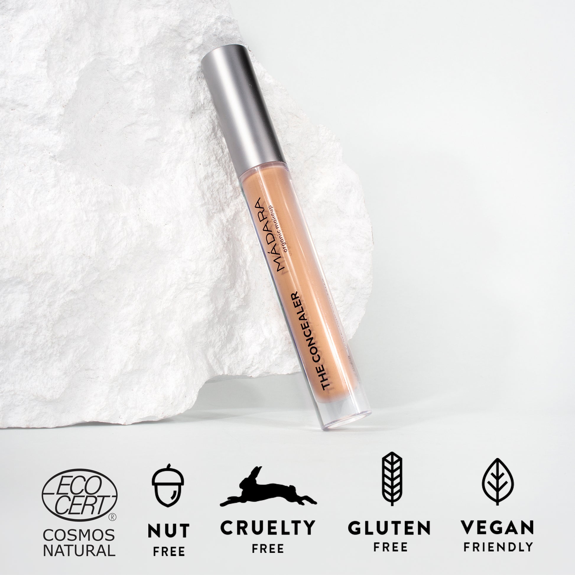 Madara Leuchtender perfektionierender Concealer Nr. 45 Almond, 4 ml - die Naturcosmetic