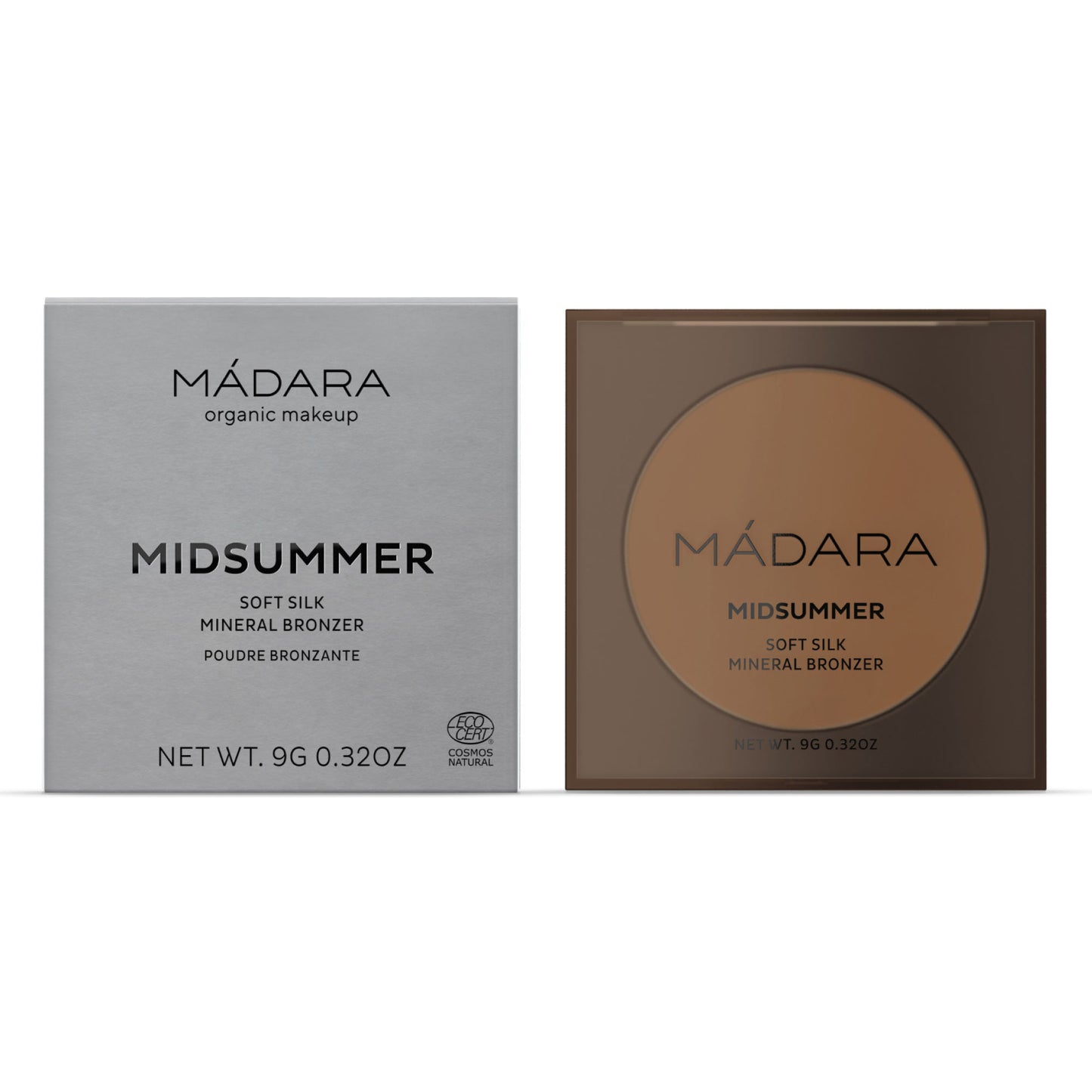 Madara MIDSUMMER Soft Silk Mineral Bronzer, #1 HEAT, 9 g