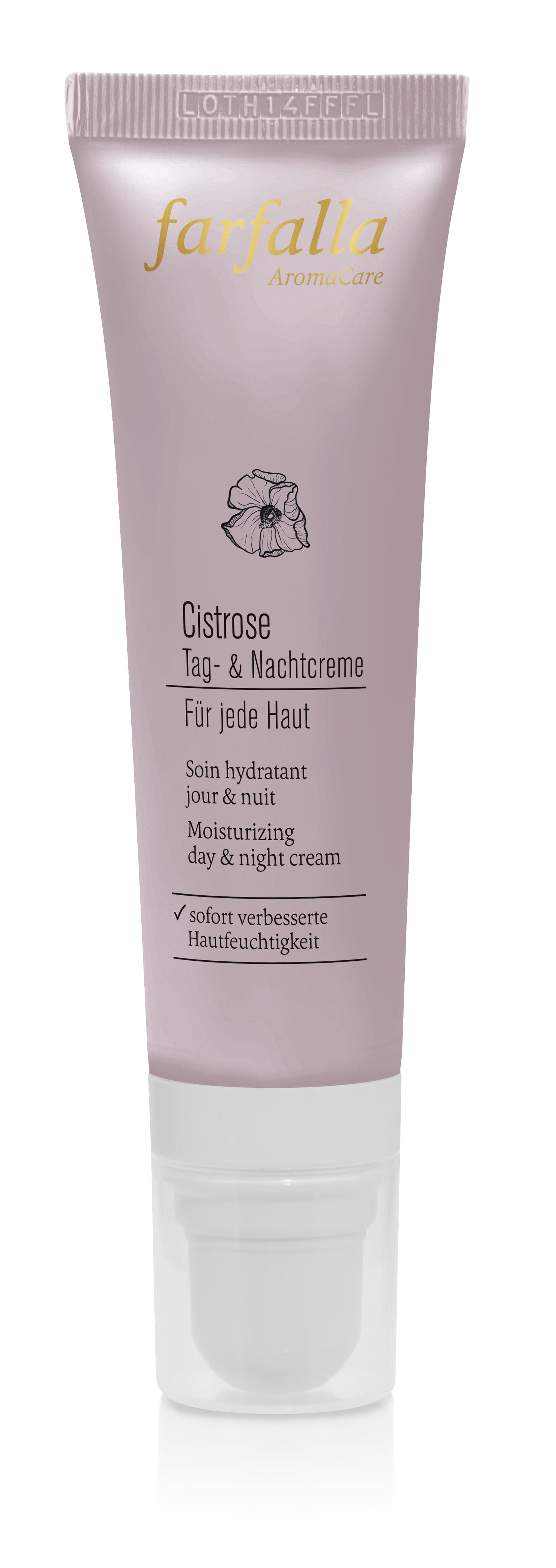Farfalla Cistrose Für jede Haut, Feuchtigkeitsspendende Tag- und Nachtcreme 30 ml