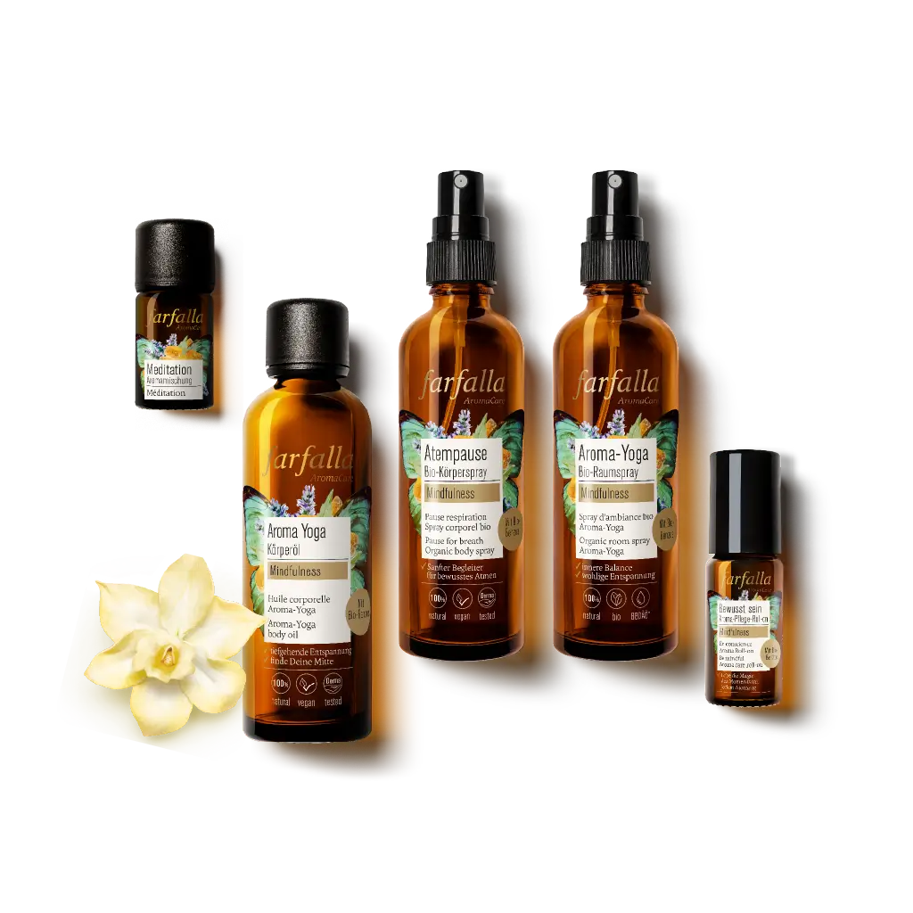 Farfalla – Mindfulness, Bewusst sein Aroma-Pflege-Roll-on, 10 ml