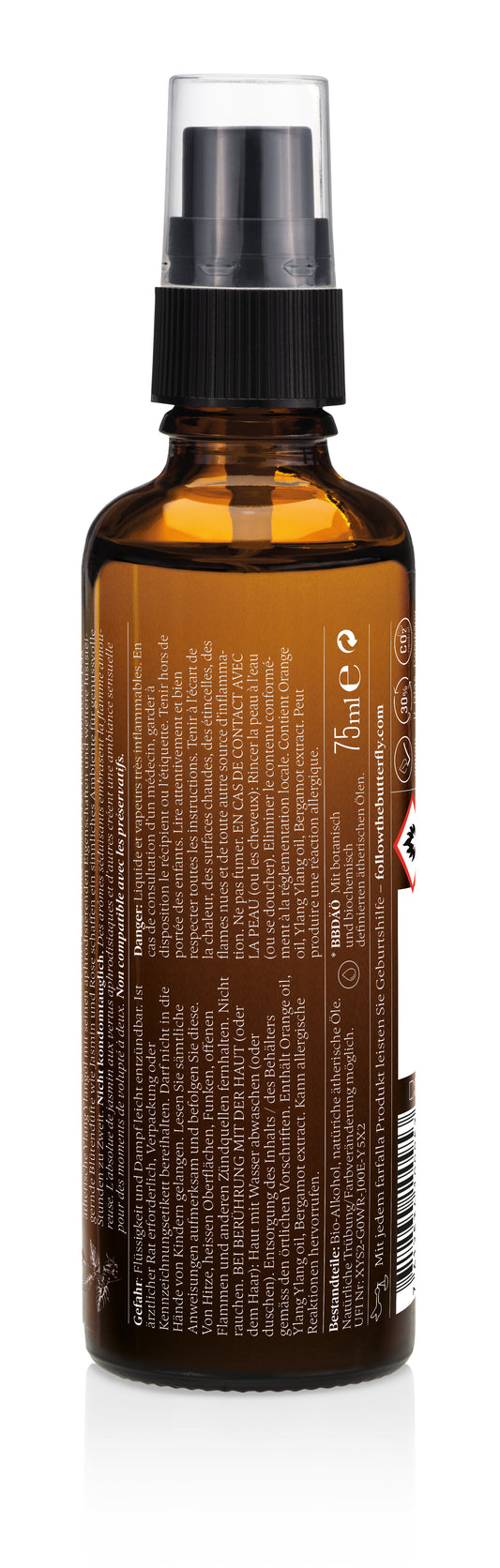 Farfalla – Aromamour, Liebeslust Bio-Raumspray, 75 ml