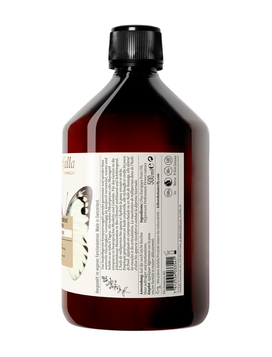 Farfalla – Johanniskraut Bio-Pflegeöl, beruhigend, 500 ml