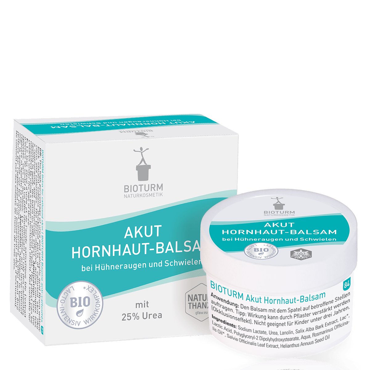 Bioturm Akut Hornhaut-Balsam Nr.84, 30 ml - Bioturm