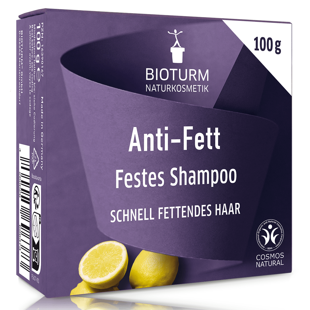 Bioturm Festes Shampoo Anti-Fett 100 g - Bioturm