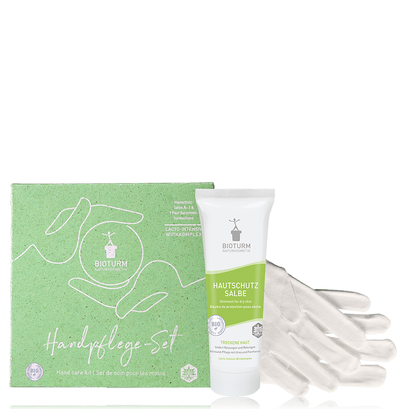 Bioturm Handpflege-Set 50 ml + Handschuhe - Bioturm