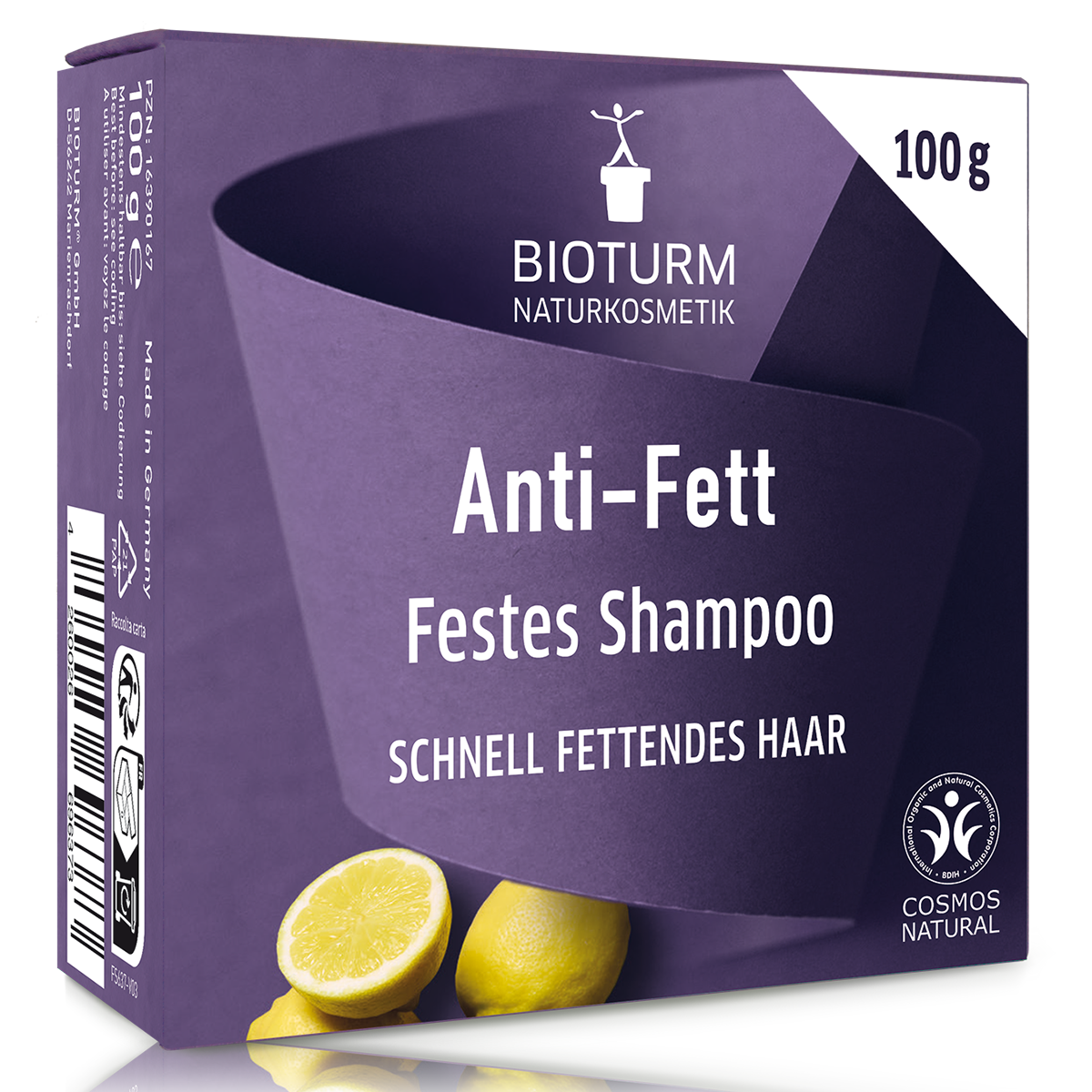 Bioturm Festes Shampoo Anti-Fett 100 g