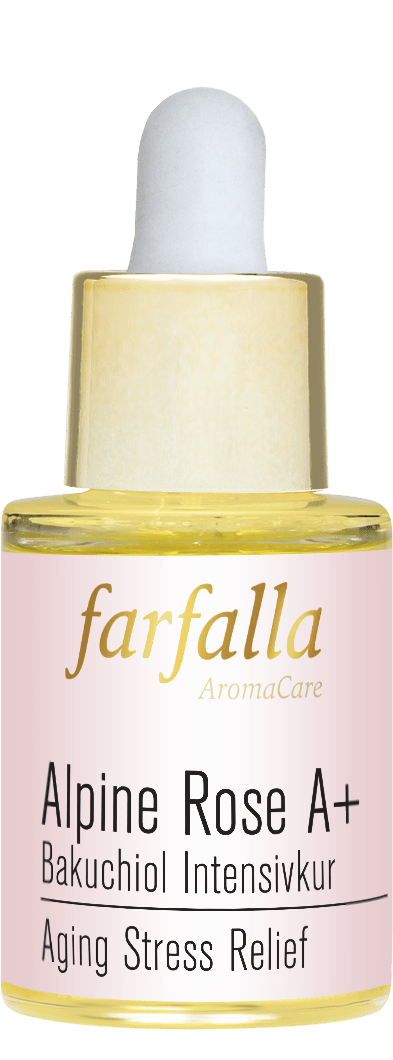 Farfalla Alpine Rose A+ Bakuchiol Intensivkur, Aging Stress Relief, 15ml - Farfalla