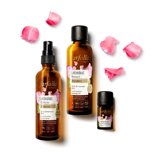 Farfalla – Aromamour, Liebeslust Massageöl, 75 ml - Farfalla