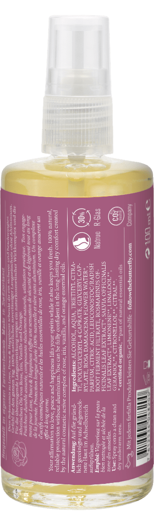Farfalla – Hippie Rose Happiness Deo-Spray, 100 ml - Farfalla