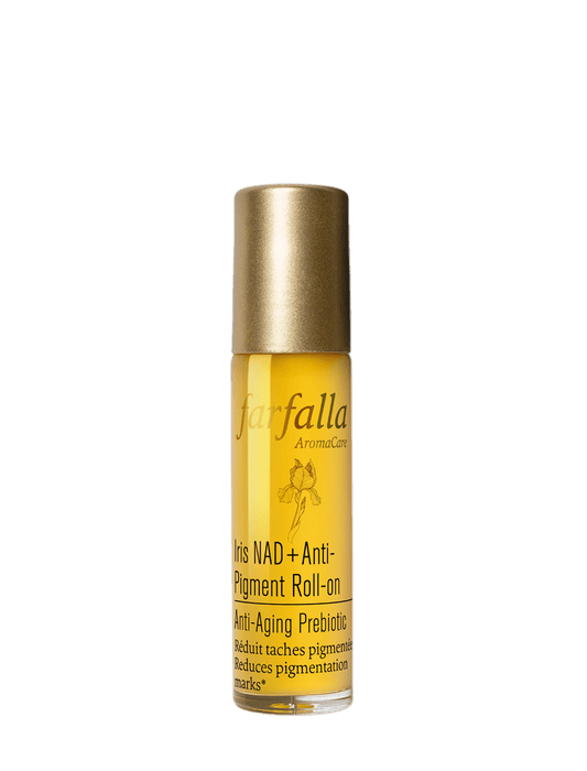 Farfalla Iris NAD+ Anti-Pigment Roll-on, Anti-Aging Prebiotic 10 ml - Farfalla