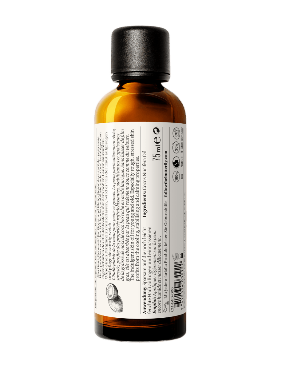 Farfalla – Kokosnuss Bio-Pflegeöl, Verwöhnzeit, 75 ml - Farfalla