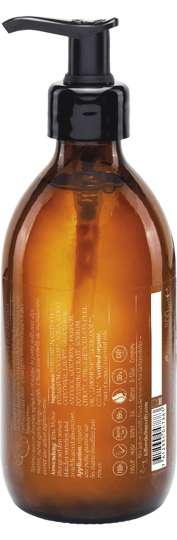 Farfalla – Mandarine Carpe Diem Feuchtigkeitsspendende Handseife, 300 ml - Farfalla