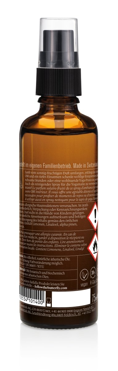 Farfalla – Mindfulness, Aroma-Yoga Bio-Raumspray, 75 ml - Farfalla
