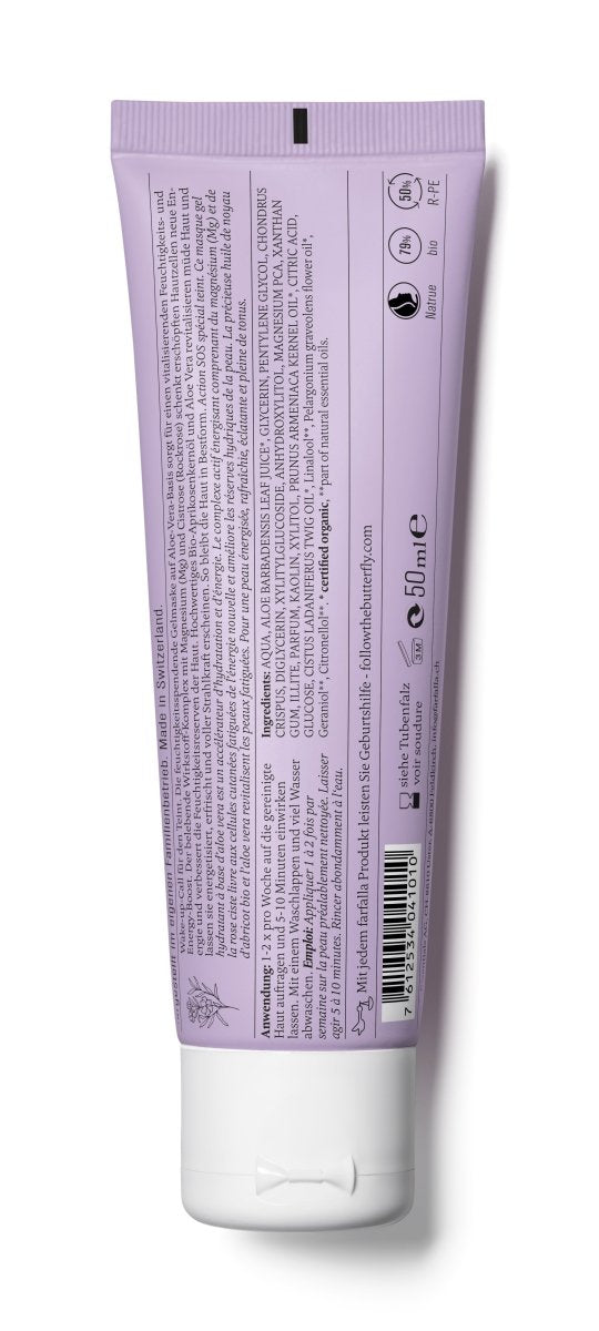 Farfalla - Rockrose Mg+ Energizing Jelly Mask, Hydro Skinergy, 50ml - Farfalla