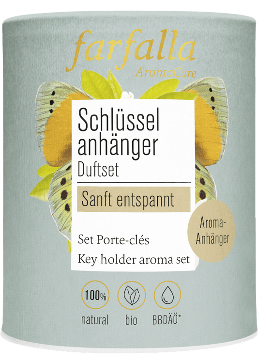 Farfalla Schlüsselanhänger Duftset Sanft entspannt - Farfalla