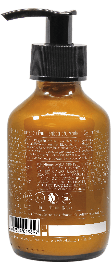 Farfalla Swiss Pine Natural Body Lotion, 150ml - die Naturcosmetic