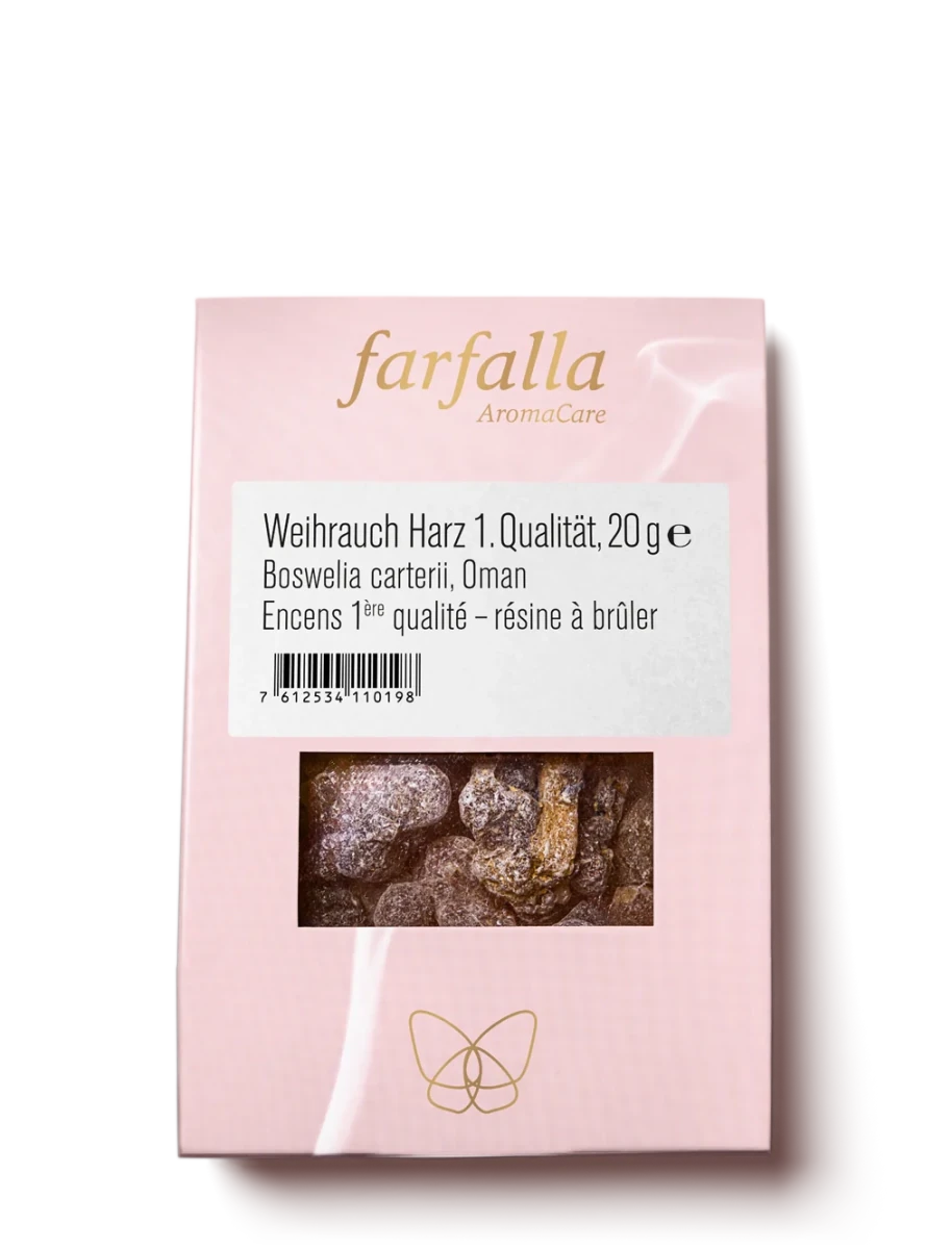 Farfalla – Weihrauch Harz 1. Qua. (B. carterii), 20 g - Farfalla
