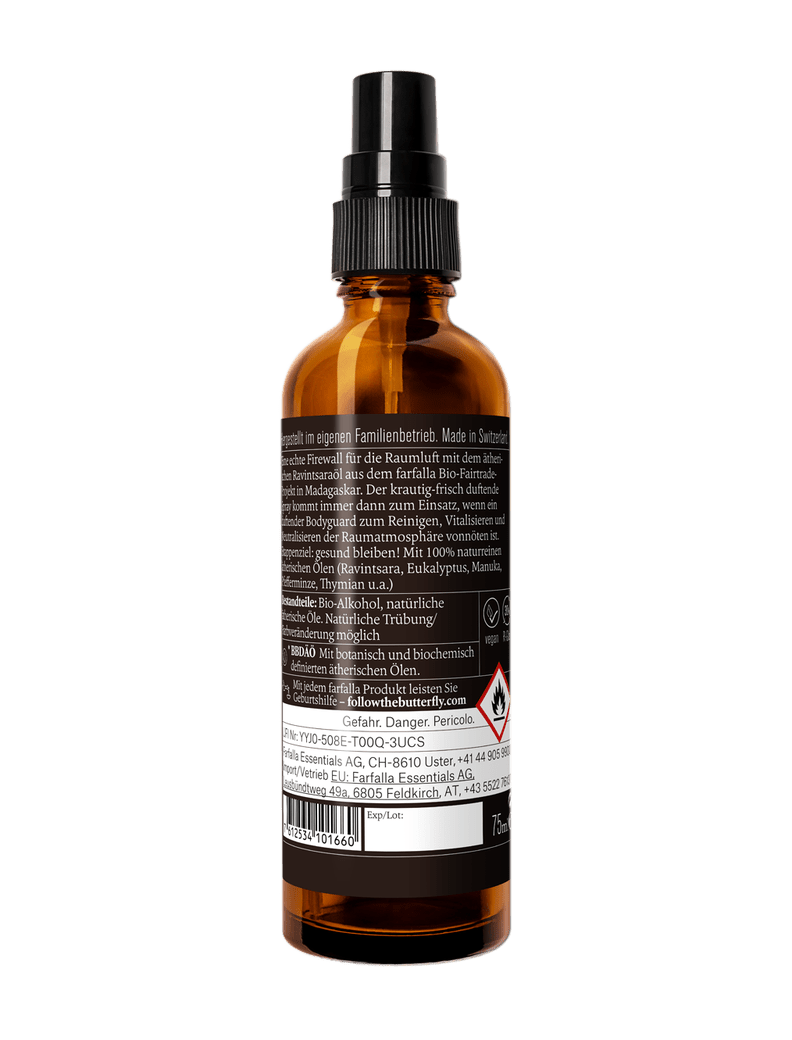 Farfalla – Winterschutz Bio-Raumspray, Bleib gesund, 75 ml - Farfalla
