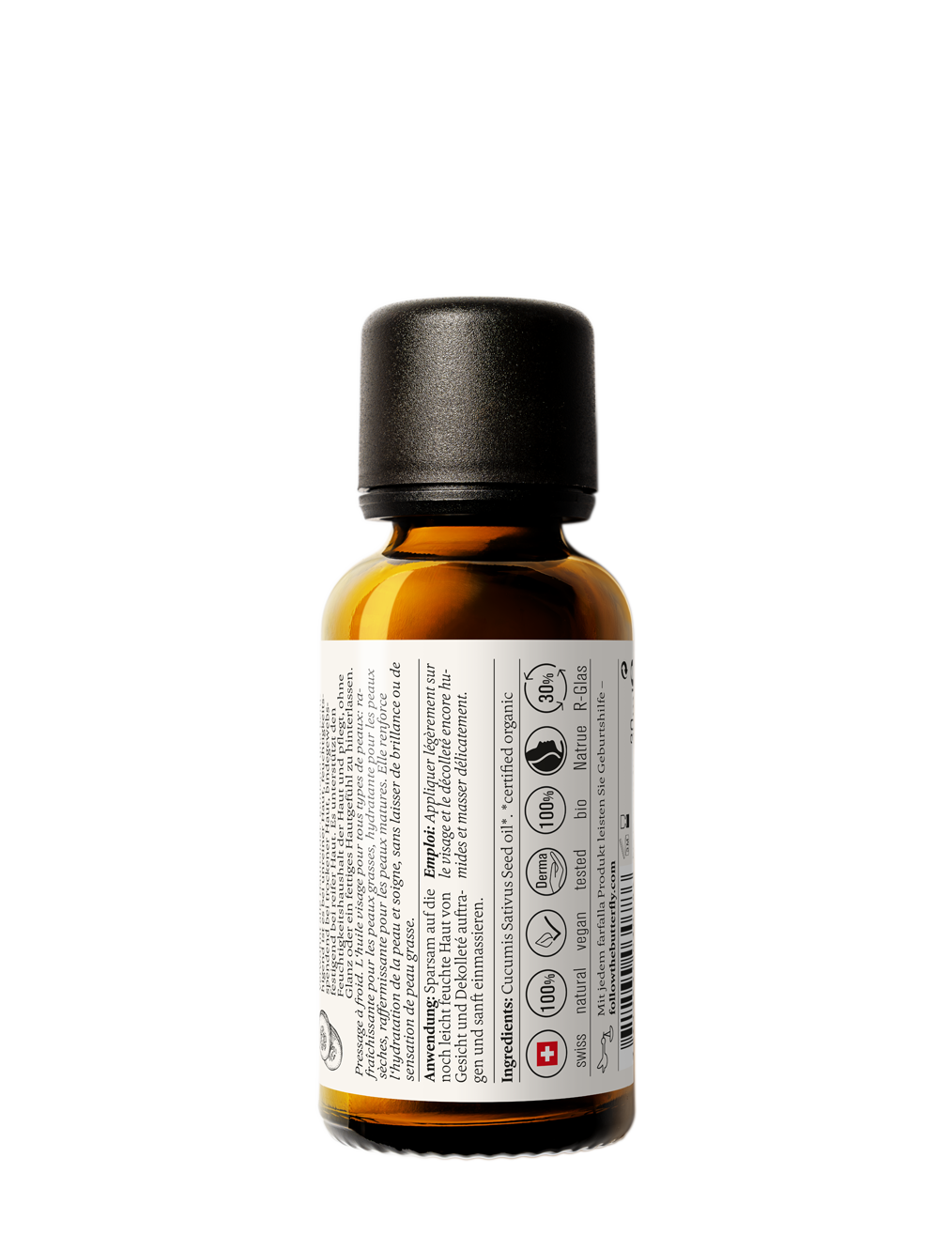 Farfalla – Gurkensamen, Bio-Pflegeöl, Feuchtigkeit, 30 ml