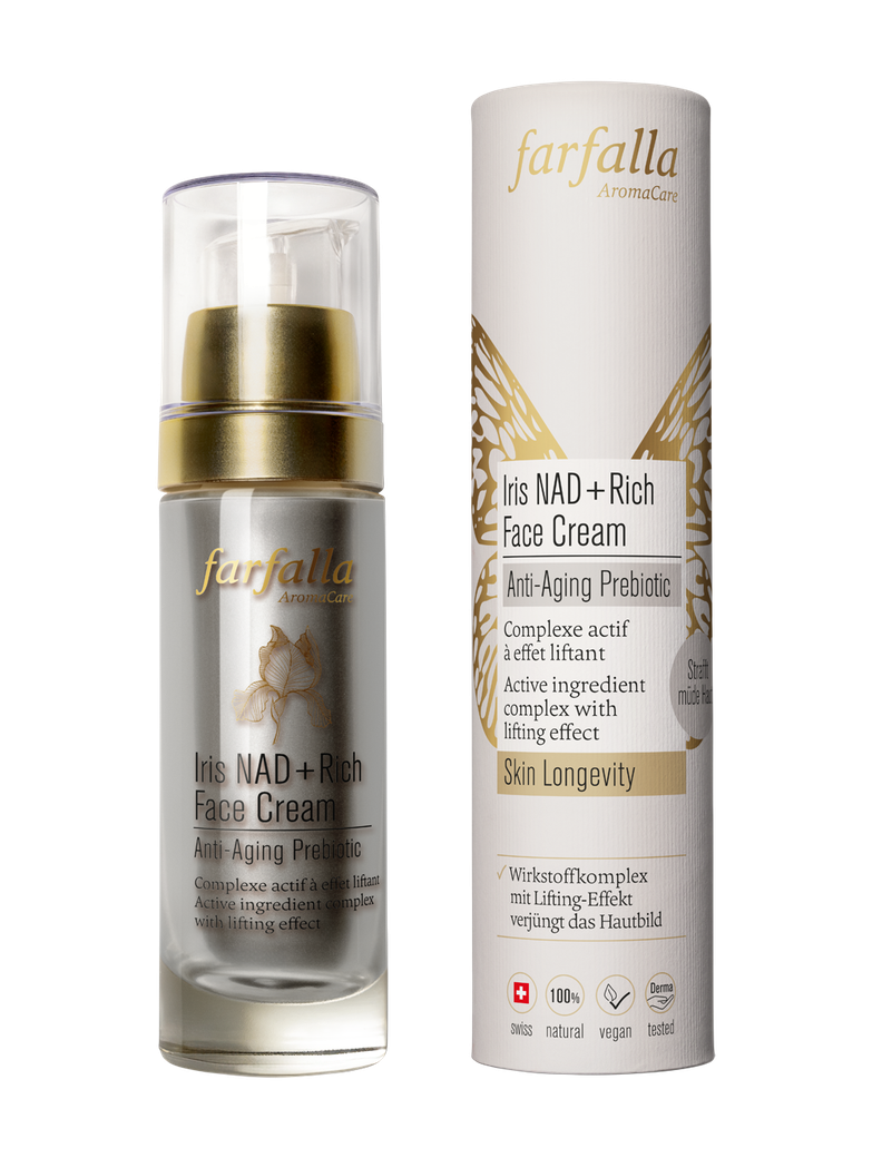 Farfalla Iris NAD+ Rich Face Cream, Anti-Aging Prebiotic 30 ml