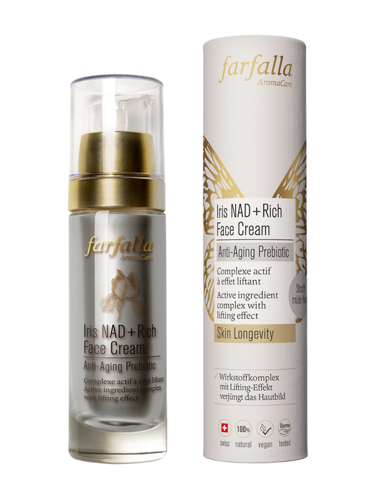 Farfalla Iris NAD+ Rich Face Cream, Anti-Aging Prebiotic 30 ml