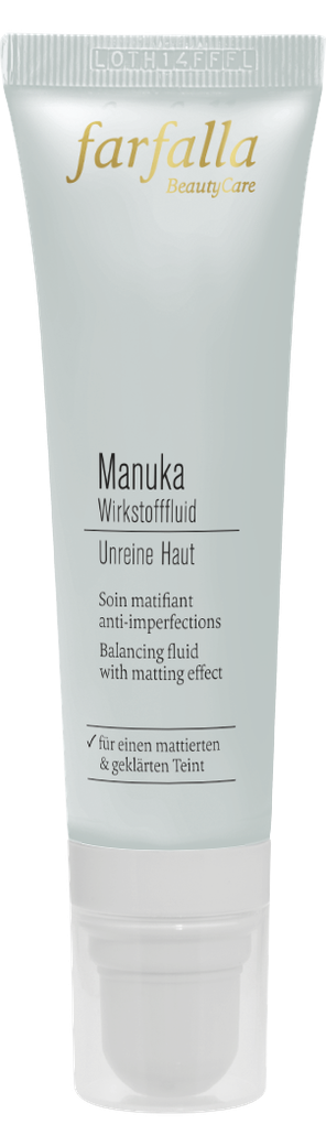 Farfalla Manuka Unreine Haut, Mattierendes Wirkstofffluid 30 ml