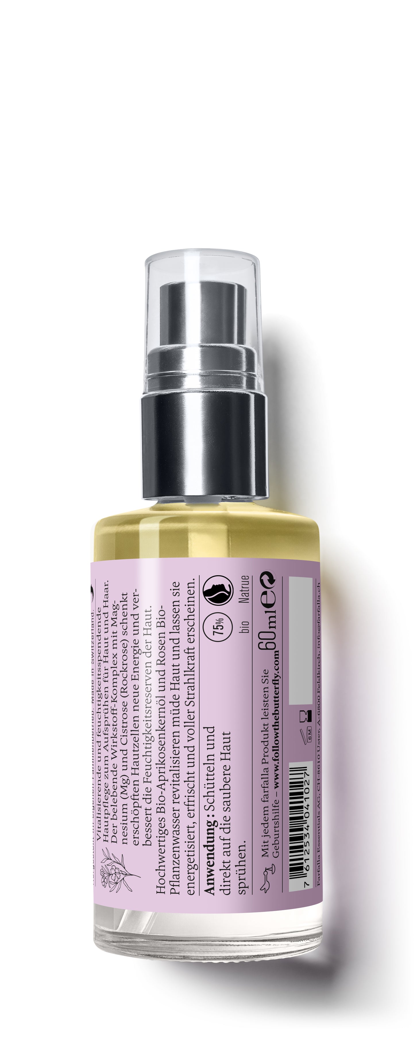 Rockrose Mg+ Hydrobooster 4in1, Hydro Skinergy, 60ml - Rückansicht