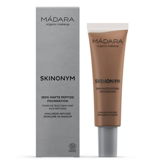 Madara SKINONYM Semi-Matte Peptide Foundation, 85 UMBER, 30 ml - Madara