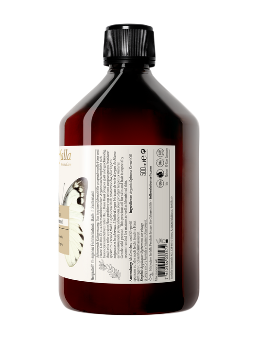 Farfalla – Argan, Bio-Pflegeöl, regenerierend, 500 ml