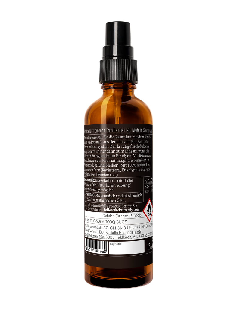 Farfalla – Winterschutz Bio-Raumspray, Bleib gesund, 75 ml