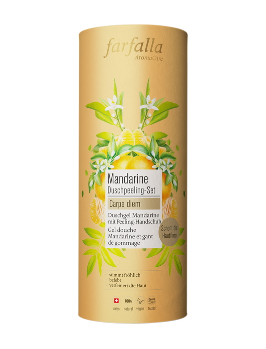 Farfalla Mandarine Duschpeeling-Set 200 ml