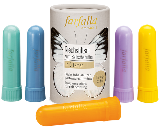 Farfalla Riechstiftset in 5 Farben