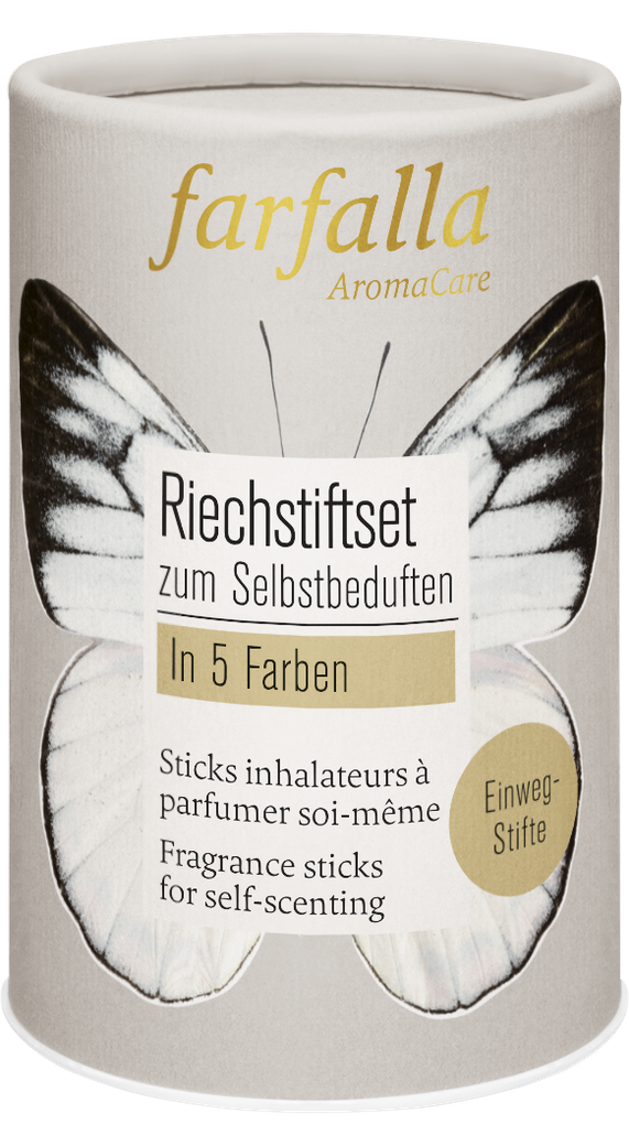 Farfalla Riechstiftset in 5 Farben