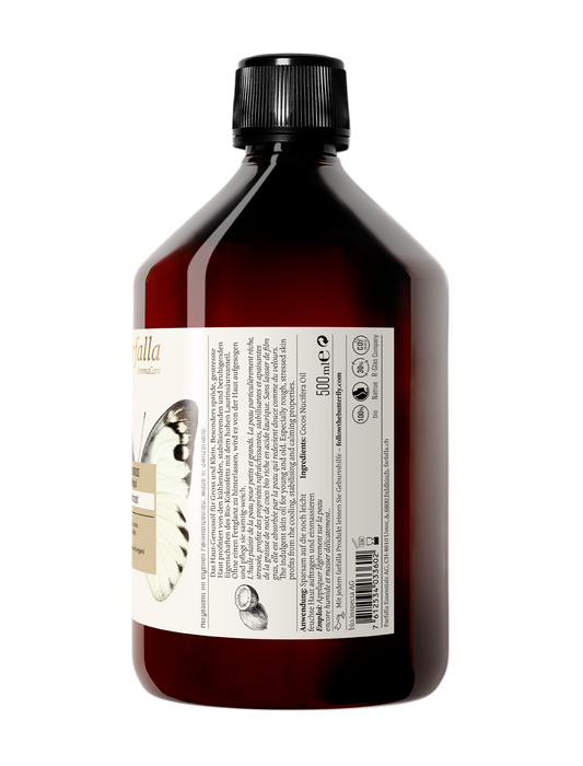 Farfalla – Kokosnuss Bio-Pflegeöl, Verwöhnzeit, 500 ml