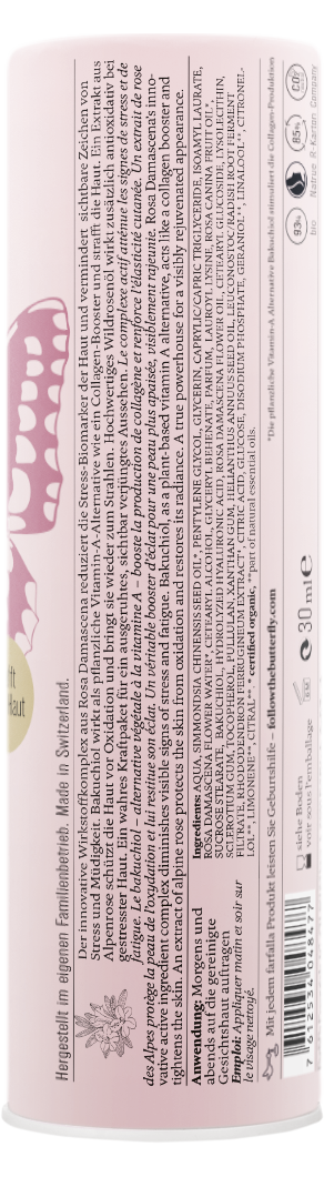 Farfalla Alpine Rose A+ Anti-Age Gesichtscreme, Aging Stress Relief, 30ml