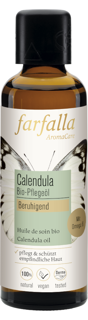 Farfalla – Calendula, Bio-Pflegeöl, beruhigend, 75 ml