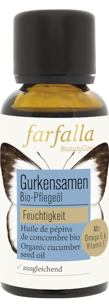 Farfalla – Gurkensamen, Bio-Pflegeöl, Feuchtigkeit, 30 ml