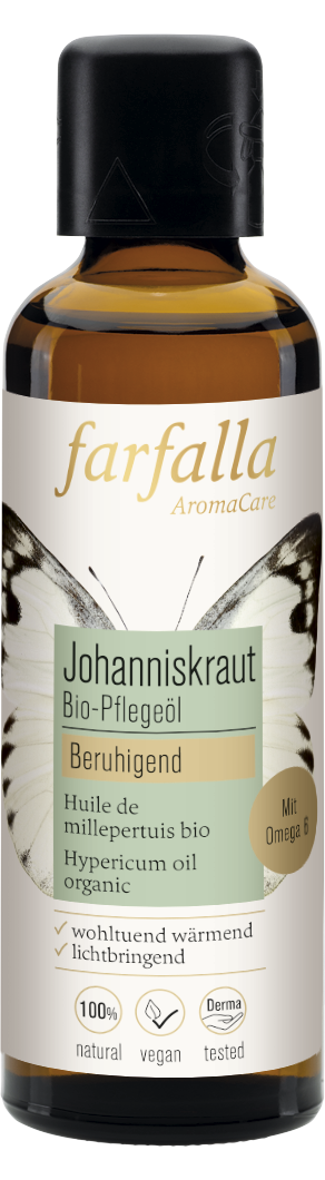 Farfalla – Johanniskraut, Bio-Pflegeöl, beruhigend, 75 ml
