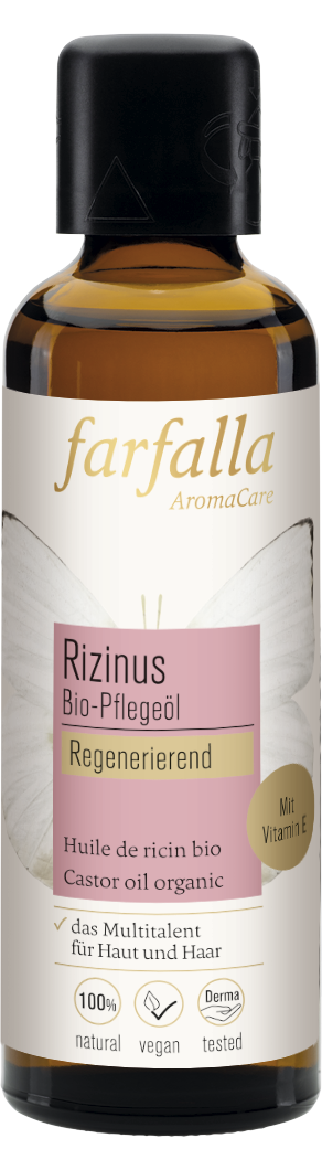 Farfalla – Rizinus Bio-Pflegeöl, regenerierend, 75 ml