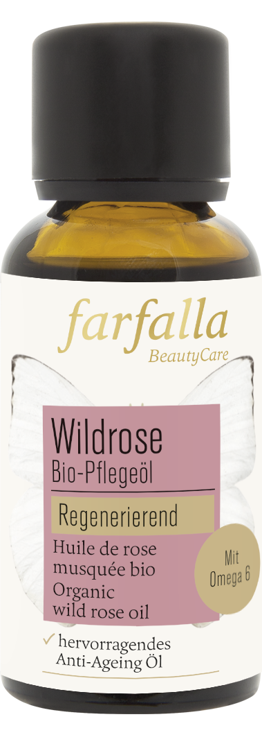 Farfalla – Wildrose Bio-Pflegeöl, regenerierend, 30 ml