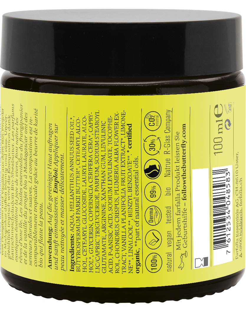 Farfalla – Madagaskar Bodybutter, 100 ml