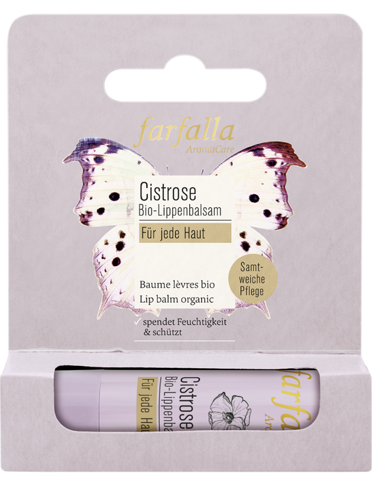 Farfalla Cistrose Für jede Haut, Bio-Lippenbalsam, 4.6g